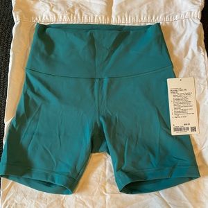 Never worn Lululemon wonder under shorts. Size 8